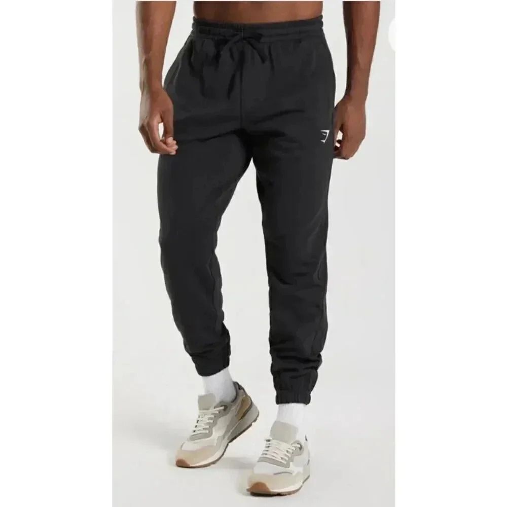 Gymshark Essential Black Jogger Men’s Pants SZ M # 2304